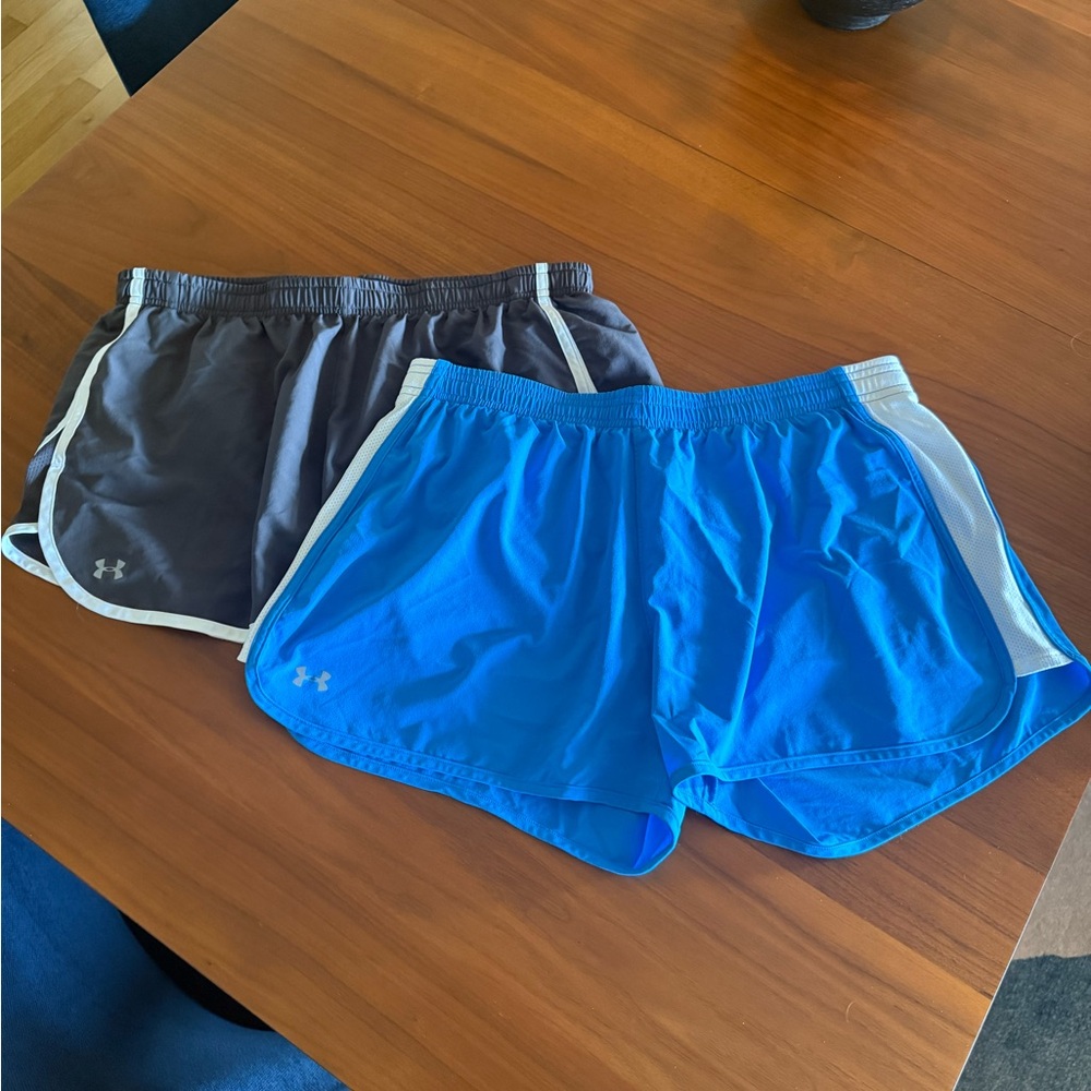 Under Armour Blue and Gray Shorts